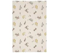 Disney Official Winnie the Pooh Fleece Blanket Throw (100x150cm) - Cream