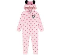 Disney Onesie, Minnie Mouse Pyjamas, Girls Onesie With 3D Ears And Bow, Fleece Kids Onesies, Pink 3-4 Years