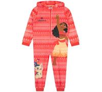 Disney Onesie, Moana Girls Onesie, Princess Kids Onesies, Fleece Onesies For Girls, Moana Pjs, Orange 2-3 Years