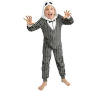 Disney Onesie, The Nightmare Before Christmas Boys Onesie, Jack Skellington Boys All In One Pyjamas 7-8 Years Grey