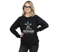 Disney Oswald Logo Sweatshirt In Black Black