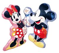 Disney Pair of Decorative Pillows Soft Shaped Mickey Mouse and Minnie Mouse 35 x 20 cm
