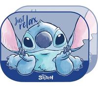 Disney Pair of Side Curtains Car Sun Shade Lilo & Stitch Boys Girls 44 x 35 cm with Stitch Graphic on Lilac Background