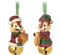 Disney Parks Chip and Dale Bell Ornament Set of 2 NEW by Disney