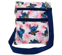 Disney Passport Crossbody Bag Stitch All Over Print (Blue Pink)
