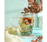 Disney Pastel Princess Floral Decorative Glass Mug - Ariel Disney Multicolor
