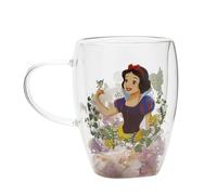 Disney Pastel Princess Floral Decorative Glass Mug - Snow White Disney Multicolor
