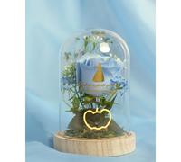 Disney Pastel Princess Florals In A Cloche With Neon Light - Cinderella Disney Multicolor