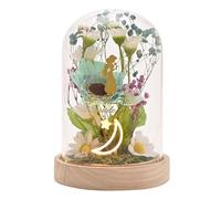 Disney Pastel Princess Florals in A Cloche with Neon Light - Jasmine