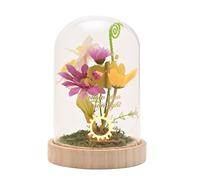Disney Pastel Princess Florals in A Cloche with Neon Light - Rapunzel