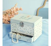 Disney Pastel Princess Musical Jewellery Box - Cinderella in Blue Disney Blue