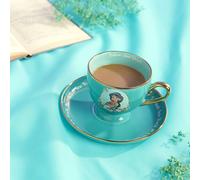 Disney Pastel Princess Tea Cup & Saucer - Jasmine in Green Disney Green