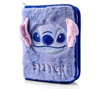 CERDÁ LIFE'S LITTLE MOMENTS Lilo & Stitch Kids Pencil case with 2 Zip compartments Filled with Stationery for School, Art and Travel
