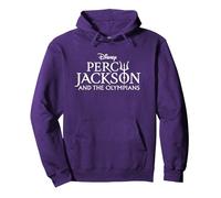 Disney Percy Jackson and the Olympians Series Title Logo Pullover Hoodie, Adult Unisex, Purple, Medium