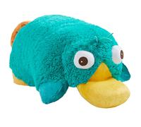 Disney Perry the Platypus Pillow Pet - 16"" Authentic Perry, Folding Plush Stuffed Animal Toy