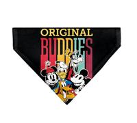 Disney Pet Bandana Disney Fab Five Original Buddies Group Pose Black Slip On Collar Bandana Only