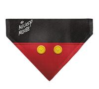 Disney Pet Bandana Mickey Mouse Buttons Black Red Slip On Collar Bandana Only