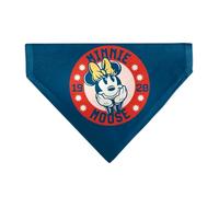 Disney Pet Bandana Minnie Mouse 1928 Dreamy Pose Blue Red White Yellow Slip On Collar Bandana Only