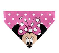 Disney Pet Bandana Slide On Slip Through | Minnie Mouse Face Polka Dot Pink White Double Sided Polyester