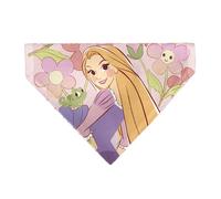 Disney Pet Bandana Tangled Rapunzel and Pascal Flowers Pose Pinks Slip On Collar Bandana Only