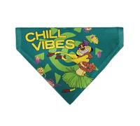 Disney Pet Bandana The Lion King Timon Chill Vibes Hula Pose Blue Multi Color Slip On Collar Bandana Only