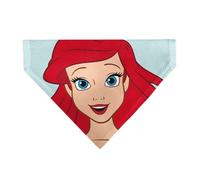 Disney Pet Bandana The Little Mermaid Ariel Face Close Up Light Blue Slip On Collar Bandana Only