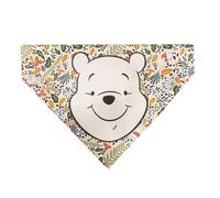 Disney Pet Bandana Winnie The Pooh Smiling Face Foliage Collage Multi Color Slip On Collar Bandana Only