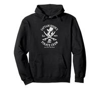 Disney Peter Pan Captain Hook's Pirate Crew Pullover Hoodie, Adult Unisex, Black, XX-Large