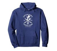 Disney Peter Pan Captain Hook's Pirate Crew Pullover Hoodie, Adult Unisex, Navy Blue, XX-Large