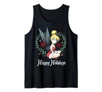 Disney Peter Pan Christmas Tinkerbell Happy Holidays Tank Top