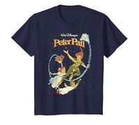 Disney Peter Pan Darling Flight Vintage Graphic Tee T-Shirt, Youth, Navy Blue, 3T