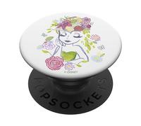 Disney Peter Pan Floral Illustrated Tinkerbell PopSockets Adhesive PopGrip