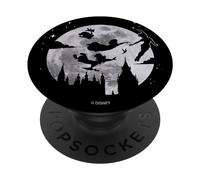 Disney Peter Pan Group Silhouettes Flying Across The Moon PopSockets Adhesive PopGrip