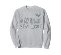 Disney Peter Pan Lost Boys Stay Lost Green Outline Sweatshirt