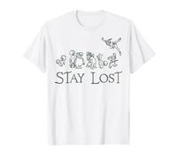 Disney Peter Pan Lost Boys Stay Lost Green Outline T-Shirt