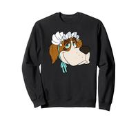 Disney Peter Pan Nana St. Bernard Dog Big Face Costume Sweatshirt, Adult Unisex, Black, X-Large