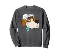 Disney Peter Pan Nana St. Bernard Dog Big Face Costume Sweatshirt, Adult Unisex, Dark Heather Grey, X-Large