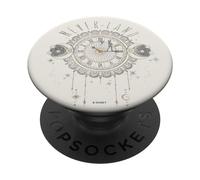 Disney Peter Pan Neverland Boho Clock Moon & Stars PopSockets Swappable PopGrip