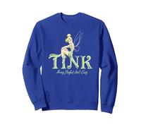 Disney Peter Pan Tinker Bell Being Perfect Isn’t Easy Sweatshirt, Adult Unisex, Royal Blue, Large