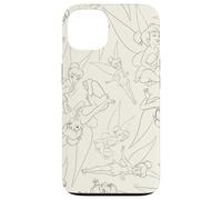 Disney Peter Pan Tinker Bell Concept Sketch Paper White Case for iPhone 13