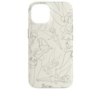 Disney Peter Pan Tinker Bell Concept Sketch Paper White Case for iPhone 14
