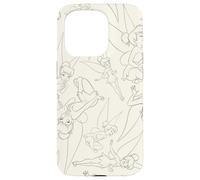 Disney Peter Pan Tinker Bell Concept Sketch Paper White Case for iPhone 15 Pro