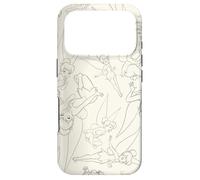 Disney Peter Pan Tinker Bell Concept Sketch Paper White Case for iPhone 17 Pro