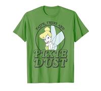 Disney Peter Pan Tinker Bell Faith Trust And Pixie Dust T-Shirt, Men, Grass Green, Large