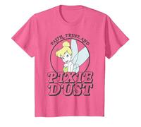 Disney Peter Pan Tinker Bell Faith Trust And Pixie Dust T-Shirt, Youth, Pink Heather, 2T