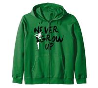 Disney Peter Pan Tinker Bell Never Grow Up Graffiti Zip Hoodie