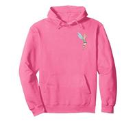 Disney Peter Pan Tinker Bell Small Pose Pullover Hoodie, Adult Unisex, Bright Pink, X-Large