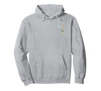 Disney Peter Pan Tinker Bell Small Pose Pullover Hoodie, Adult Unisex, Heather Grey, X-Large
