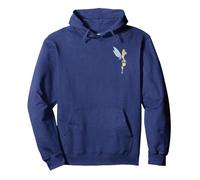 Disney Peter Pan Tinker Bell Small Pose Pullover Hoodie, Adult Unisex, Navy Blue, XX-Large
