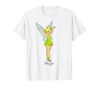 Disney Peter Pan Tinker Bell Watercolor Portrait T-Shirt